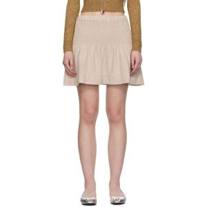 이사벨 미니스커트 베이지 퍼시피카 미니 스커트 242599F090007