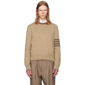 톰브라운 티셔츠 브라운 밀라노 스티치 스트라이프 스웨터 252381M201005