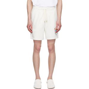 카사블랑카 반바지 오프 화이트 카사 웨이 마운틴 스웨트쇼츠 252195M193015