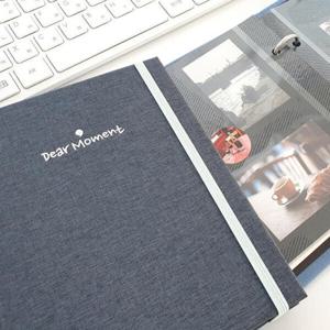 아트박스/제이로그 쁘띠로그 포토앨범 (A6 바인더) - 다크데님