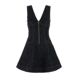 셀프포트레이트 데님 미니 원피스 PF25801SBL BLUE