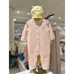 블루독베이비 10 25FW가을신상 (OR)체크도기세트우주복 (45A7004121)