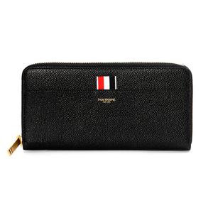 톰브라운 FAW012A 00198 001 페블 그레인 삼선탭 지퍼 장지갑