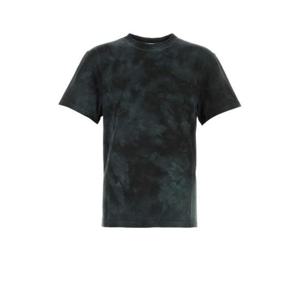알렉산더 맥퀸 스컬 자수 타이 다이 티셔츠 808915QXABL 1000 TP934567934