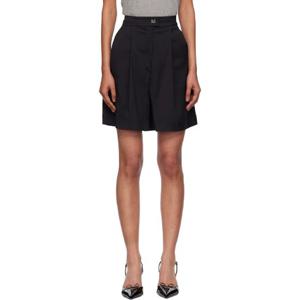 막스마라 반바지 블랙 술타노 슬랙스 쇼츠 251118F088009