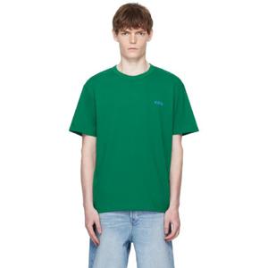 아페쎄 티셔츠 그린 박시 쁘띠 VPC 티셔츠 252252M213027