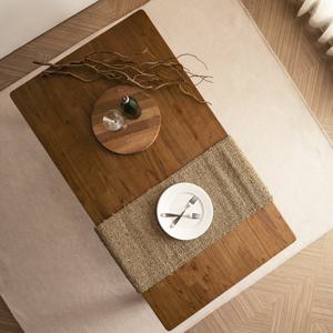 미스틱 6인 식탁테이블 (참죽나무 원목)