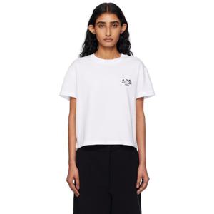 아페쎄 티셔츠 화이트 박시 루마담 티셔츠 252252F110012
