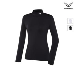 [다이나핏] (택가 69,000원) 블랙 여성 ATHLETE (애슬릿) 하이넥 긴팔티 YWU23220Z1