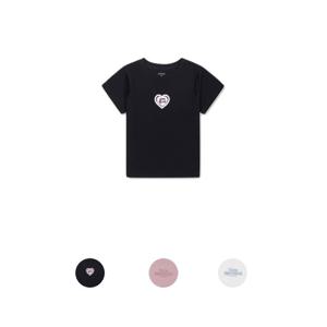 탑텐키즈 MKF3TS2201 여아 코튼 스판 컷아웃 반팔티