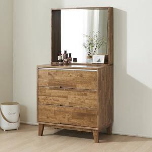 G4107 고무나무 원목 서랍 화장대 세트 800