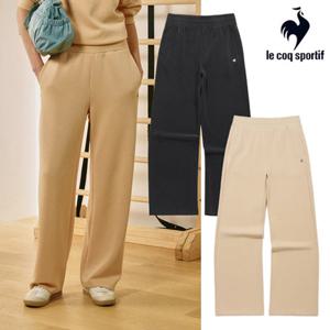 [르꼬끄] 여성 레귤러핏 샌드워싱 더블텐션 팬츠 QQ322OFP85