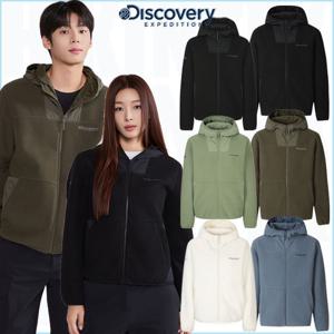 디스커버리 25FW 신상품 DMSS33054DWSS34054 남여 자가드 플리스 후드자켓 커플 데일리 뽀글이 HKSS