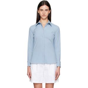 막스마라 셔츠 블루 너트 셔츠 252118F109000