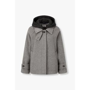 [톰보이]니트후드 포인트 울 숏코트(9175413993)