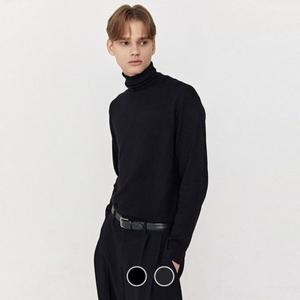 지오다노 055922 남성 저지 울 긴팔 니트 목폴라 터틀넥 스웨터 01055922