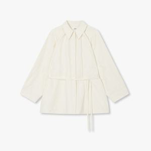 톰보이  볼륨 벨티드 롱셔츠 (9105321120)