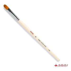 바바라 네일아트붓 2600KFG 낱자루 6호 디자인 포스터물감 파레트 구성붓 톨페인팅 포크아트 네일아트재료