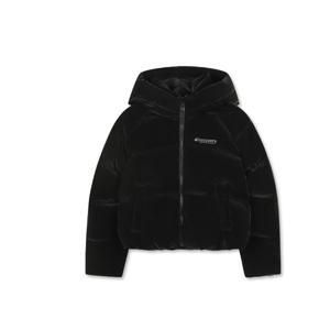 디스커버리키즈 DKDJ55056 여아 엘리아 벨벳 다운 숏패딩