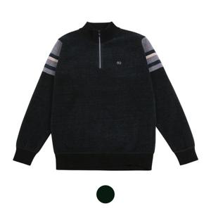 [파파브로]남성 F/W 암홀 포인트 반집업 니트티 DO-KN-Q237