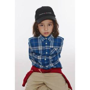 [타미힐피거칠드런2] 그래픽 체크 셔츠 T42F7HSH600BT1 4세 16세