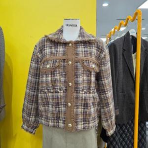 르피타 DP01 샤체크카라재킷 L254BJKB03