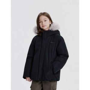 내셔널지오그래픽 키즈 [현대울산점] [2025 신상] 키즈 K254UDW040 벨루가 숏 머스코비 다운 점퍼 BLACK