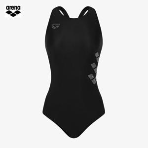 아레나 녹터널 도트 A5FL1LO08 BLK (주머니백 증정)  여성 일반 레이서백 원피스 실내수영복