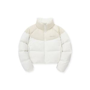 디스커버리패딩 TQT DWDJ97046-CRS 여성 올리브 크롭 글로우 다운