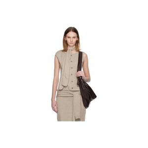 르메르 가디건 베이지 니트 가디건 252646F111003