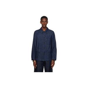 드리스반노튼 청자켓 네이비 데님 초어 재킷 252358M177005