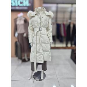 안지크 세이브존06 AJ4DW7920 후드 허리밸트 롱  코트