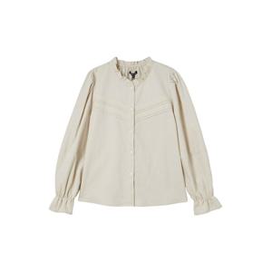 [랩]레이스 핀턱 프릴블라우스(AR4WBA65)