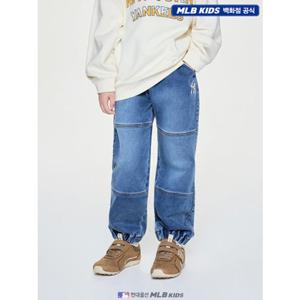 [MLB키즈US] (7ADPB0756-50BLS) 스트릿 기모 저지 데님 조거 팬츠 아동청바지 키즈청바지