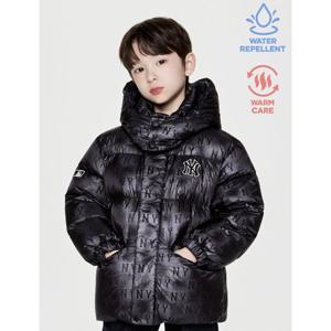 MLB키즈 모노그램 빈티지 덕다운 숏패딩 (7ADJM0256-50BKS)