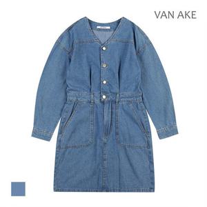 [반에이크][반에이크] 브이넥 데님 점프수트_VB2XDOU202Z (P0031