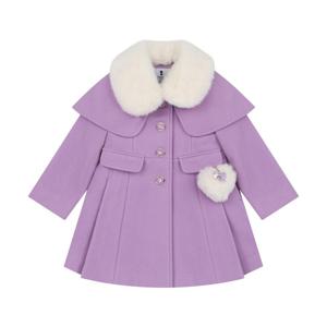 프렌치캣 (Q55DCC030N6) 연보라 케이프 주름 CT