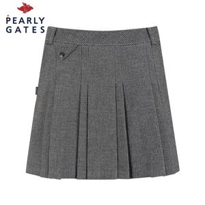 [파리게이츠] 여성 울 라이크 플리츠 백 밴딩 큐롯 스커트