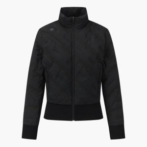 데상트골프패딩 VQA DQ42WFDJO4-BLKG 여성 스윙 튜브다운 점퍼 / BLACK