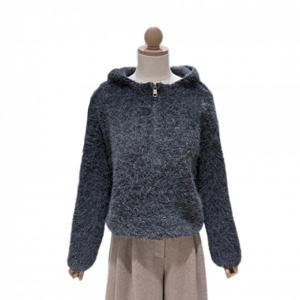 러브앤쇼  후드반집업니트 (GCGBGKT07)