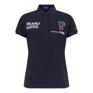 M 파리게이츠골프반팔티 NQC 521E1TSA31_NA 여성 스마일 로고 사선 조직감 티셔츠