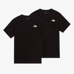 노스페이스 남성 더블업 EX 반팔 티셔츠 NT7UR37B_BLK 309312