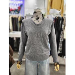 밸리걸 세이브존01 망사 레이스 배색 긴팔 니트 615060-1