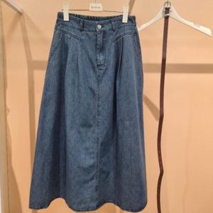 라티움 HC34 봄간절기사선포켓A라인 핀턱 롱청치마 T2613sk03