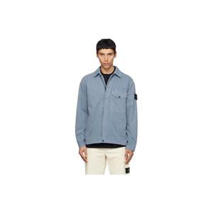 스톤아일랜드 재킷 블루 1200001 오가닉 코튼 스트레치 올드 디자인 재킷 261828M180013