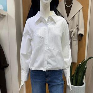 클리지 DP01 언발 니트 스트링 블라우스 CQ2WBL10