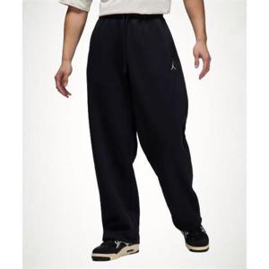 NIKE 조던 브루클린 플리스 오버사이즈 오픈 헴 팬츠 M - 블랙세일 IB7238-010 1528094