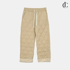 엘케이트 여성 겨울 양털 기모 누빔 방한 퀼팅 플리스 보온 패딩 팬츠 LIRP002