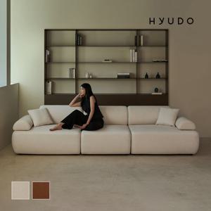 휴도 이상의 동백 3100 무빙 틸팅 모듈 4인용 쇼파 화이트 패브릭 소파