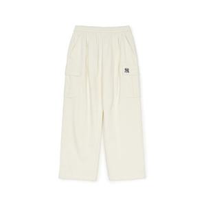 M MLB바지 GQC 3APTB0951-50CRS 베이직 스몰로고 카고 와이드팬츠 뉴욕양키스